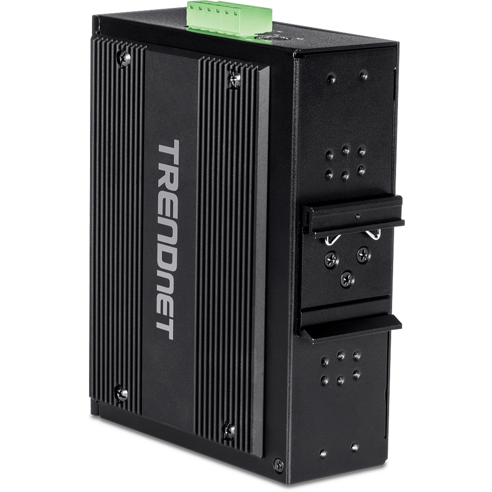 TRENDnet 10 Port Industrial Gigabit PoE++ DIN-Rail Switch (TI-BG104)