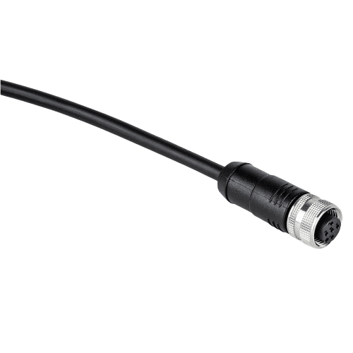 TRENDNet Industrial M12 Female 5-Pin Connector Electrical Cable, 2m (6.5 ft.) (TI-CP02)