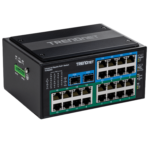 TRENDnet 26-Port Hardened Industrial Switch (TI-PG262)