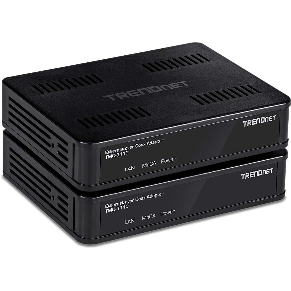 TRENDNet MoCA 2.0 Ethernet over Coax Adapter (2-Pack) (TMO-311C2K)