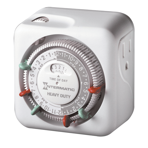 Intermatic TN311 Heavy Duty Grounded Appliance Timer with 3 ON OFF, Easy Set (TN311)