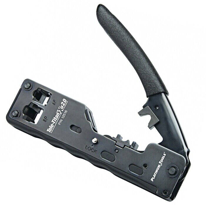 Platinum Tools Tele-Titan Xg 2.0 Crimp Tool. Clamshell (PLA-12516C)