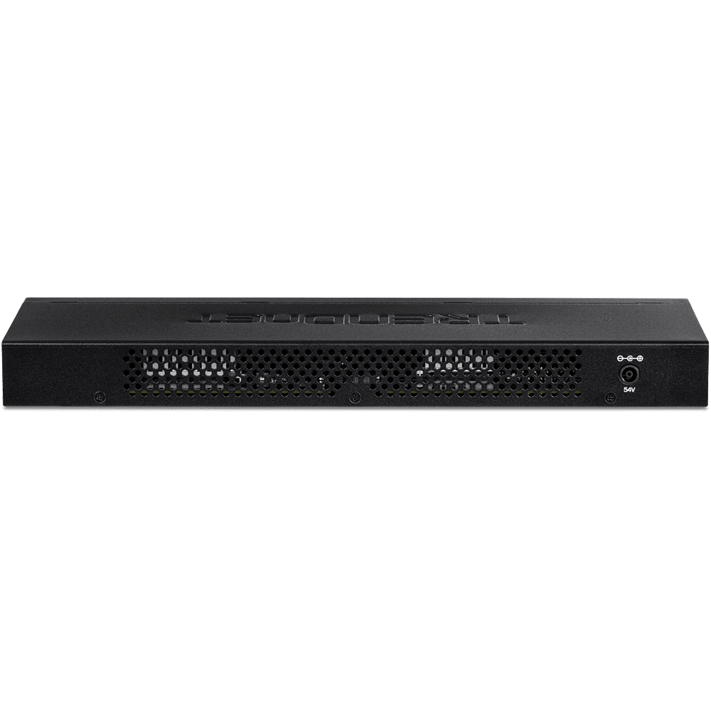 TRENDnet 16 Port Gigabit PoE+ Rack Mount Switch (120W PoE) (TPE-TG161H)
