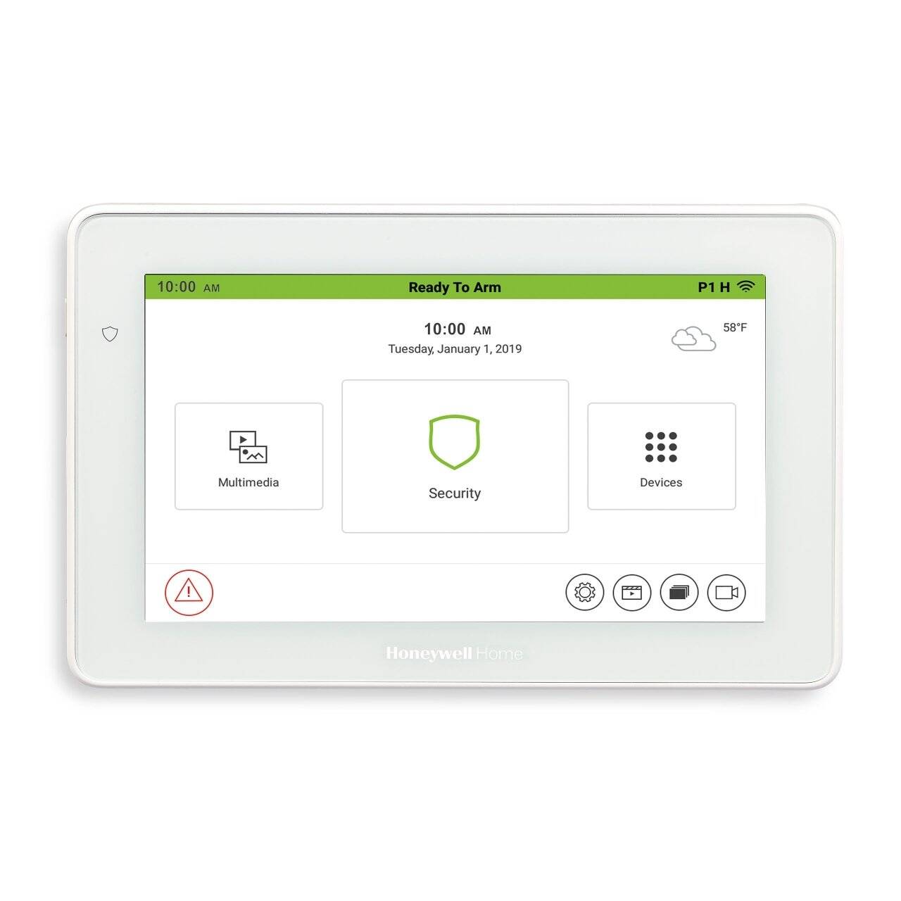 Honeywell Tuxedo Touch 7" Touchscreen Keypad with Smart Control and Voice (TUXEDOW)