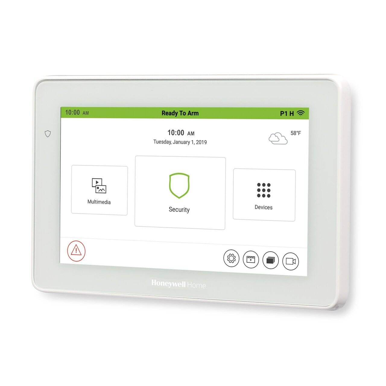 Honeywell Tuxedo Touch 7" Touchscreen Keypad with Smart Control and Voice (TUXEDOW)