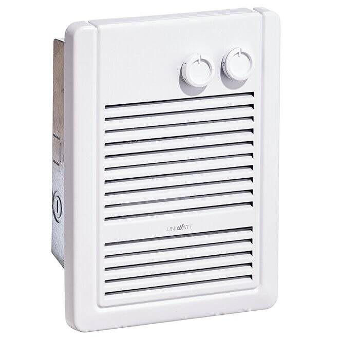Calefactor de pared StelPro Uniwatt, 1000 W, 240 V, blanco (UHF1002TTW)