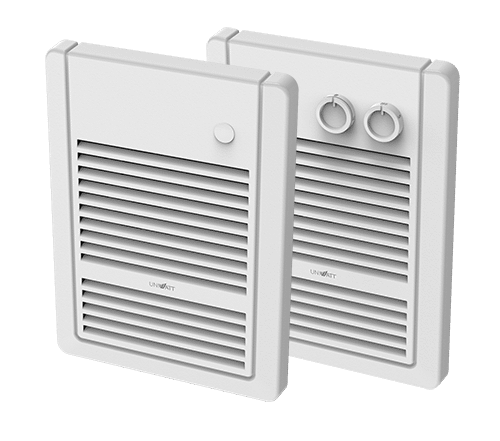 StelPro Uniwatt Wall Fan Heater, 1000W 240V, White (UHF1002TTW)