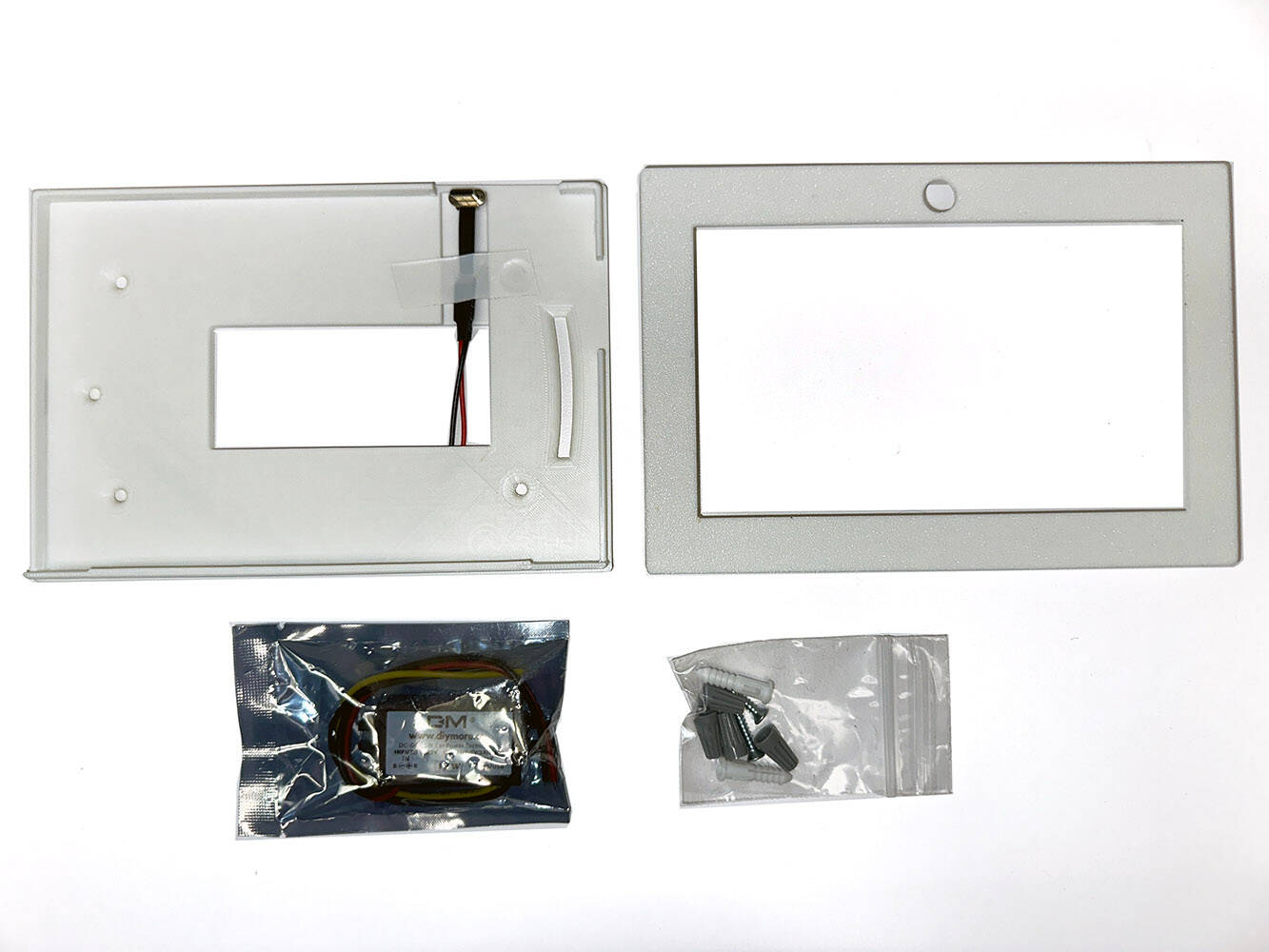 UNO Wall Mount and Power Kit for WTP7 Touch Screen - White (UNO-WMP)