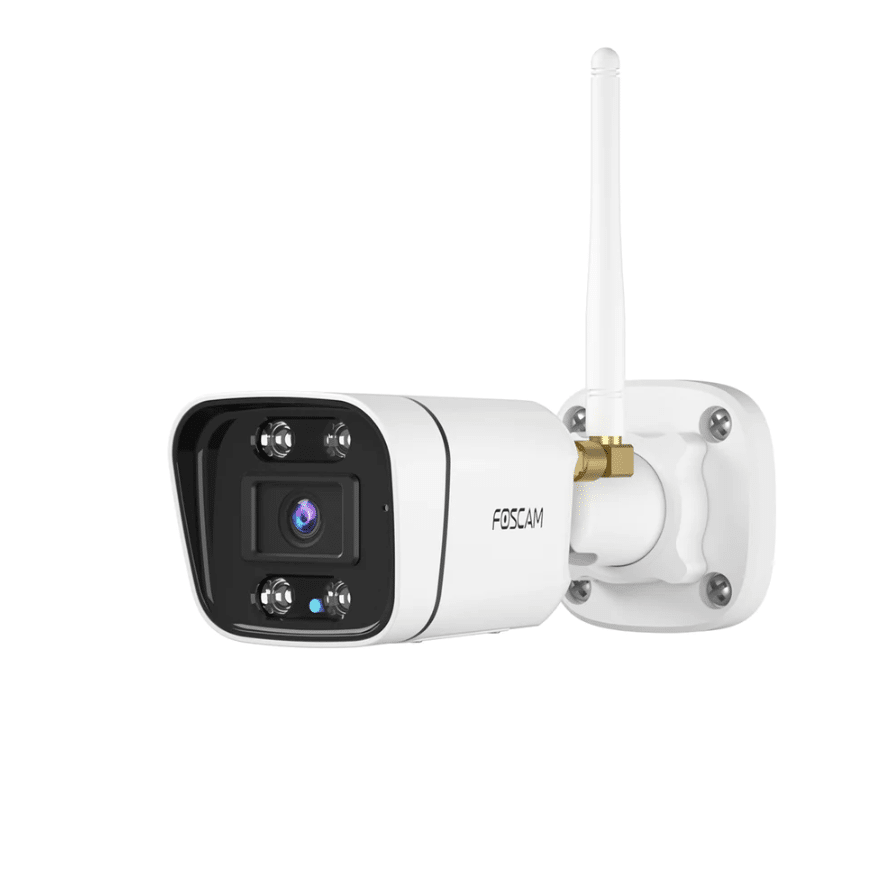 Foscam 5MP WiFi IP Bullet Camera, IR, Spotlight, AI, Works with Alexa, Google (V5P)