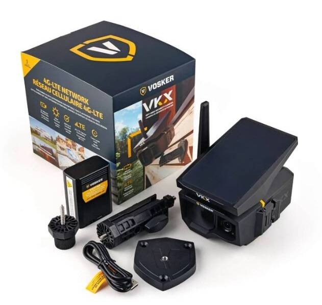 Vosker VKX Solar 4G LTE Cellular Security Video Camera (VKX)