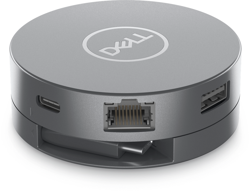 Adaptador multipuerto USB C 6 en 1 de Dell DA305 01 27 2024