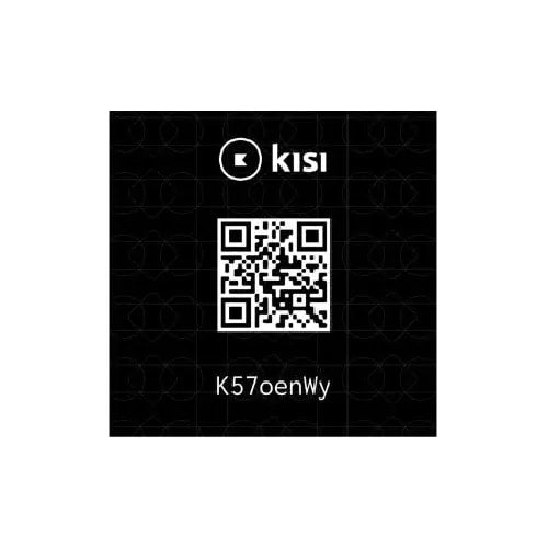 Kisi tags can be used as stickers on key cards or other items