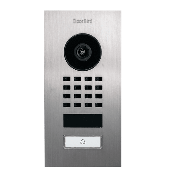 Doorbird Compact IP Video Intercom Door Station, Flush Mount, Stainless V2A (D1101V-FL)