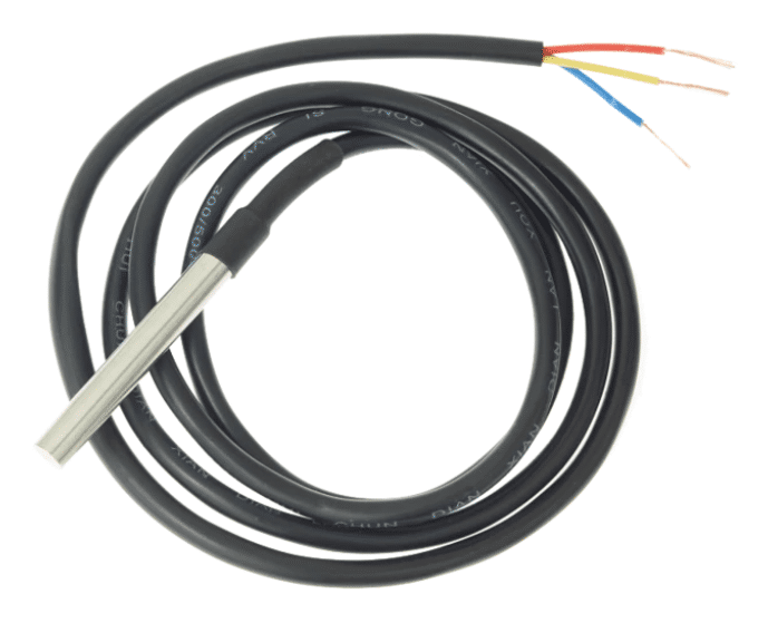 Shelly DS18B20 Temperature Probe with 3 FT / .9 M Lead (SHELLY-DS18B20)