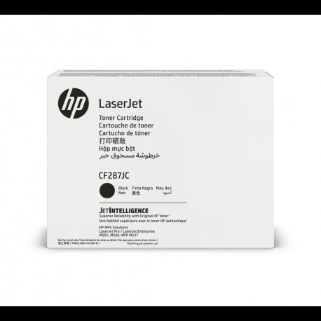 Cartucho de tóner LaserJet original CF287JC negro de contrato