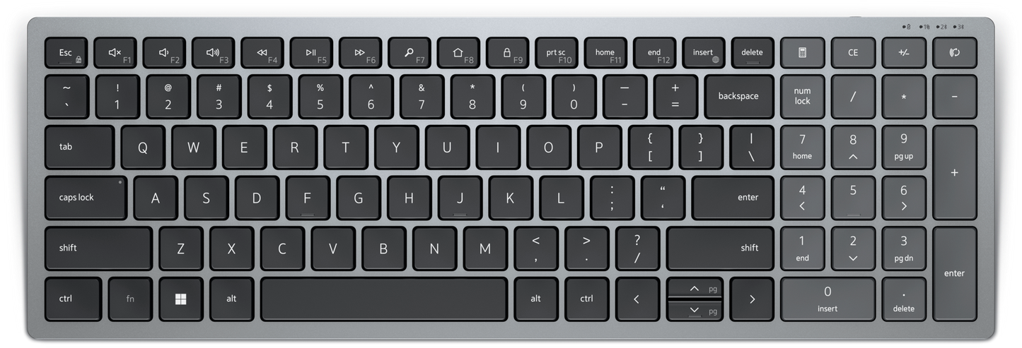 TECLADO INALÁMBRICO COMPACTO MULTIDISPOSITIVO DELL KB740