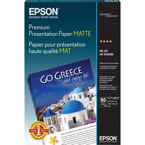 50 feuilles de papier mat épais de 11,7 po x 16,5 po