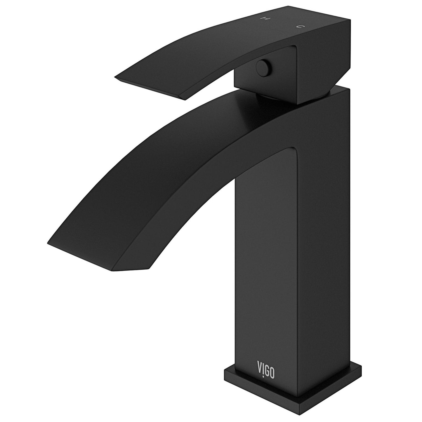 VIGO Satro Single Handle Bathroom Faucet (VG01015MB)