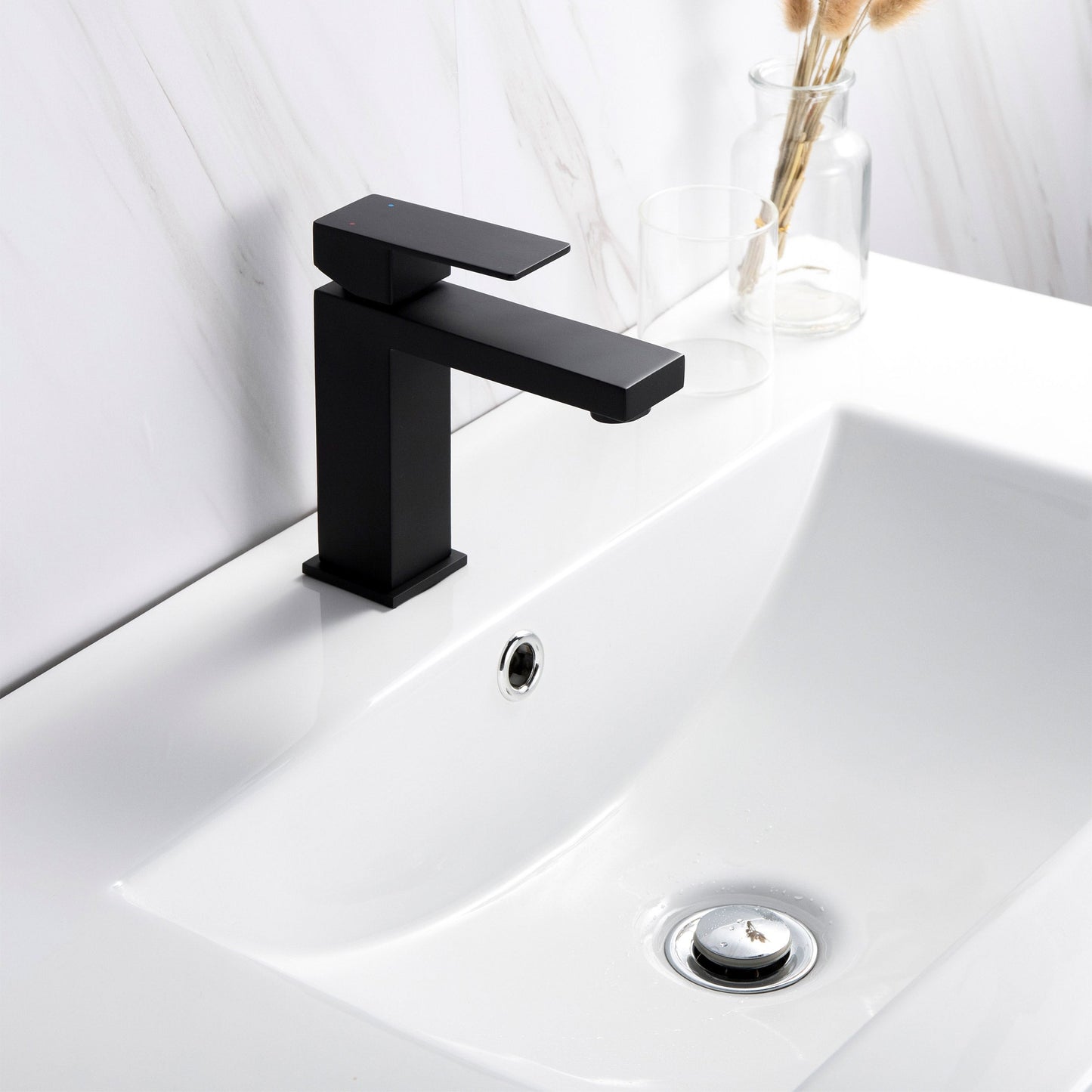 AGUA Canada Rico Single Handle Bathroom Faucet (RICO-BK)