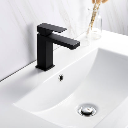 AGUA Canada Rico Single Handle Bathroom Faucet (RICO-BK)