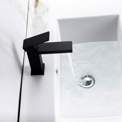 AGUA Canada Rico Single Handle Bathroom Faucet (RICO-BK)
