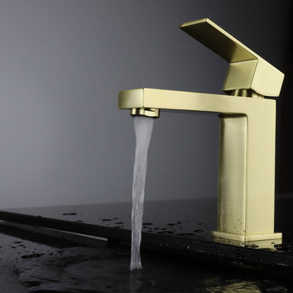 AGUA Canada Rico Single Handle Bathroom Faucet (RICO-GD)