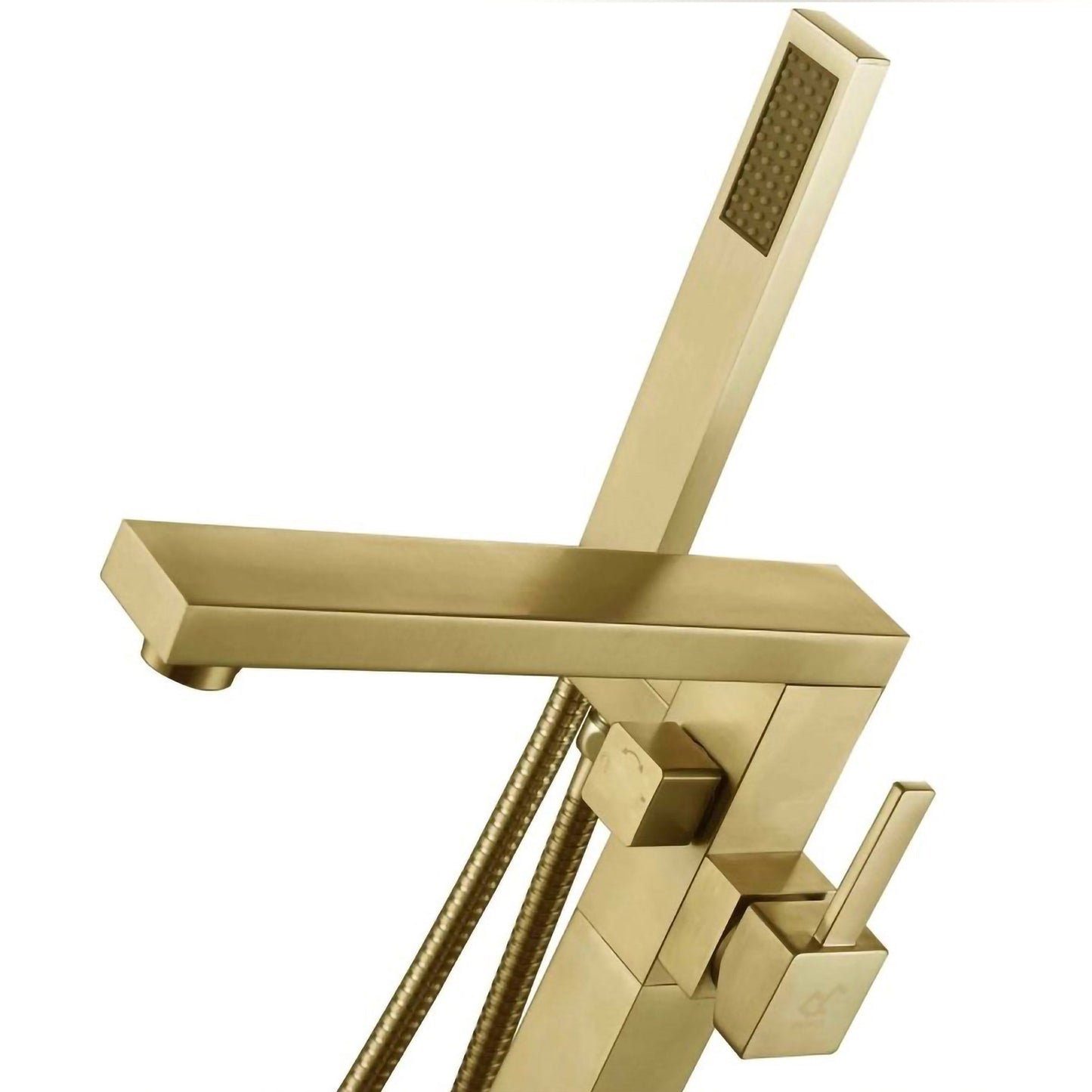 AGUA Canada Sammie Freestanding Bathtub Faucet with Hand Shower (Sammie-GD)
