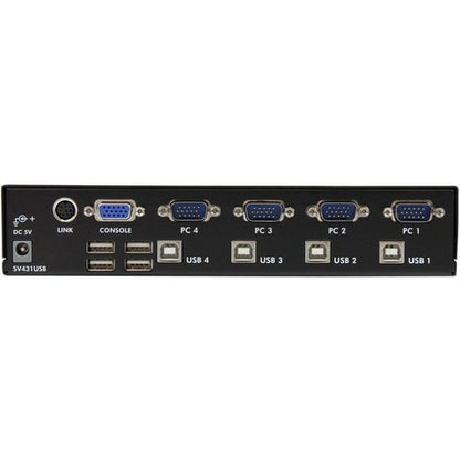 COMMUTATEUR KVM USB 4 PORTS COMMUTATEUR KVM USB VGA AVEC HUB USB