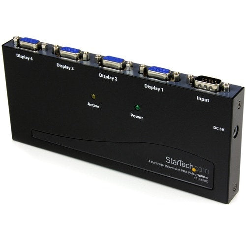 StarTech.com 4 Port High Resolution VGA Video Splitter