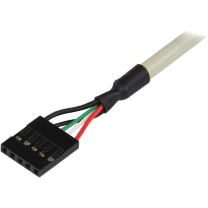 Câble adaptateur pour plaque d'emplacement femelle USB A à 2 ports StarTech.com - Fournit t