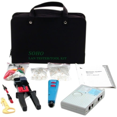 StarTech.com Professional RJ45 Network Installer Tool Kit with Carrying Case - N