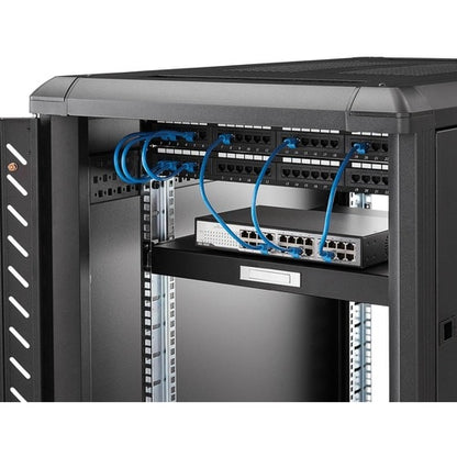 StarTech.com Black Deep Sliding Server Shelf - Add a sturdy, sliding s