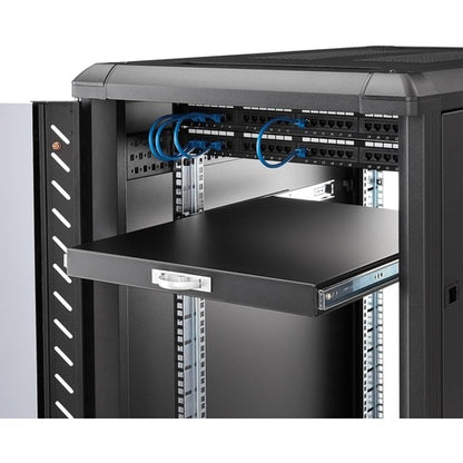 StarTech.com Black Deep Sliding Server Shelf - Add a sturdy, sliding s