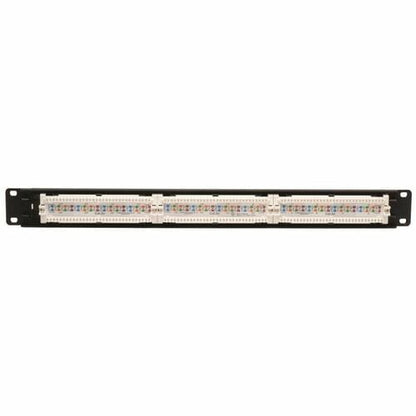 Tripp Lite 24-Port Cat5e Cat5 Rackmount Patch Panel 568B 110 Punch 1URM - 24 x RJ-45