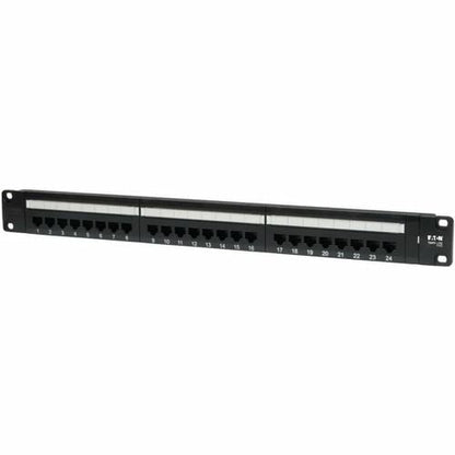 Tripp Lite 24-Port Cat5e Cat5 Rackmount Patch Panel 568B 110 Punch 1URM - 24 x R
