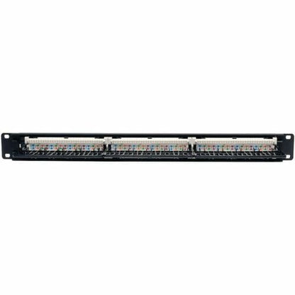 Tripp Lite 24-Port Cat5e Cat5 Rackmount Patch Panel 568B 110 Punch 1URM - 24 x R