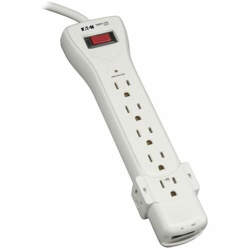Tripp Lite Surge Protector Power Strip 120V 7 Outlet RJ11 12' Cord 108