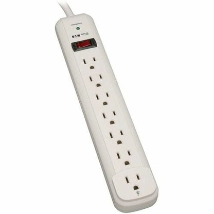 Tripp Lite Protect It! Seven-Outlet Surge Suppressor - Silver - NEMA 5