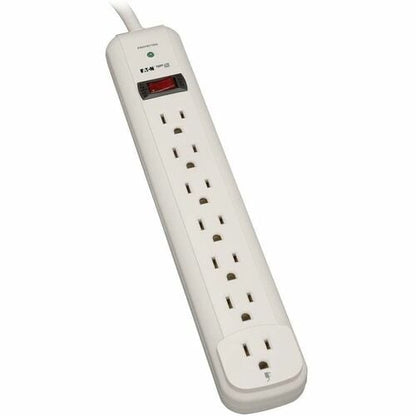 Tripp Lite Protect It! Seven-Outlet Surge Suppressor - Silver - NEMA 5