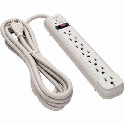 Tripp Lite Protect It! Seven-Outlet Surge Suppressor - Silver - NEMA 5