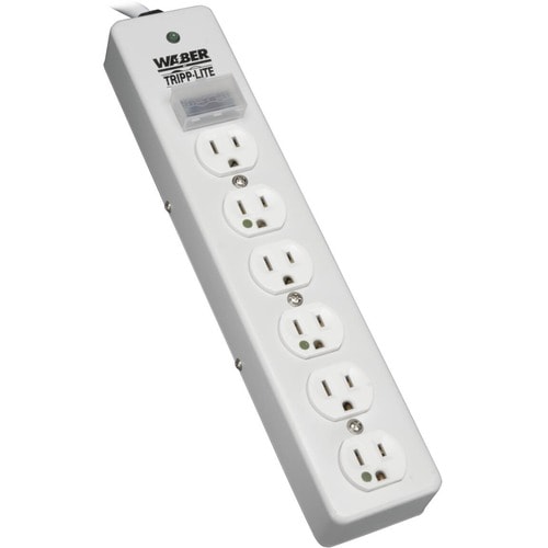 Tripp Lite 6 Outlet Commercial-Grade Surge Suppressor - Receptacles: 6