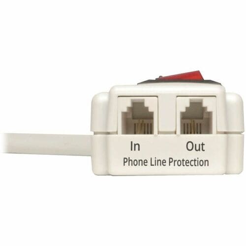 Tripp Lite TLP604TEL Protect It! Parasurtenseur 6 prises (téléphone et