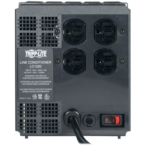 Tripp Lite 1200W Mini Tower Line Conditioner - Surge, EMI / RFI, Over