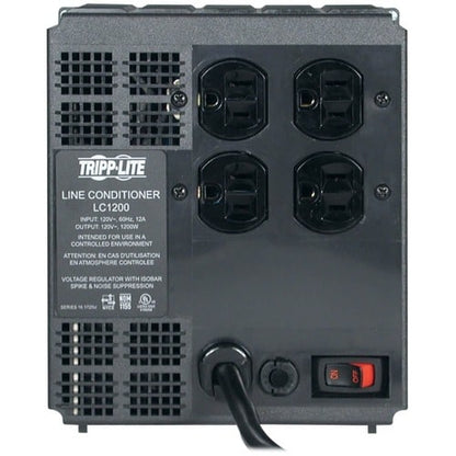 Tripp Lite 1200W Mini Tower Line Conditioner - Surge, EMI / RFI, Over