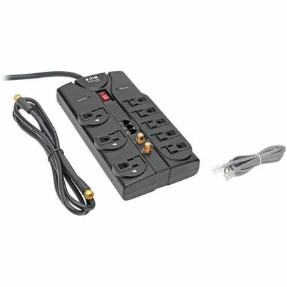 Tripp Lite ProtectIT TLP808TELTV 8 Outlets 120V Surge Suppressor - Rec