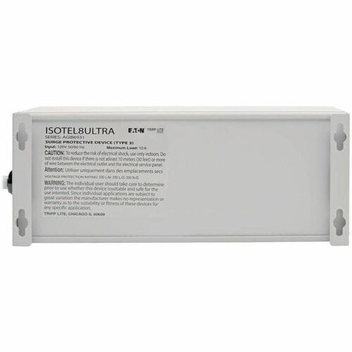 Tripp Lite Isobar ISOTEL8ULTRA 8 Outlets 120V Surge Suppressor - Recep
