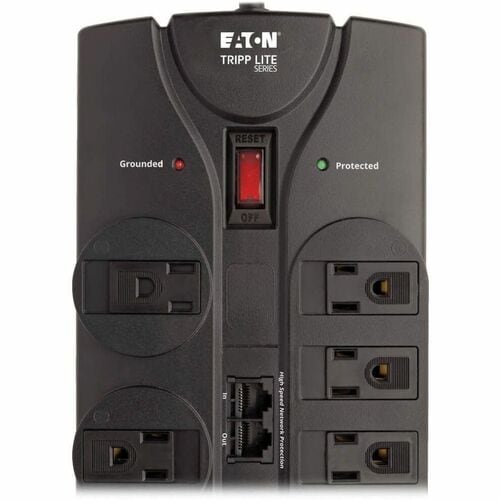 Tripp Lite by Eaton 8-Outlet TV/Modem Surge Protector - 8 x NEMA 5-15R