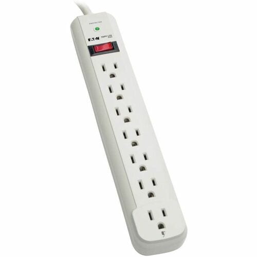 Tripp Lite series Protect It! STRIKER 7-Outlet Surge Suppressor - Gray