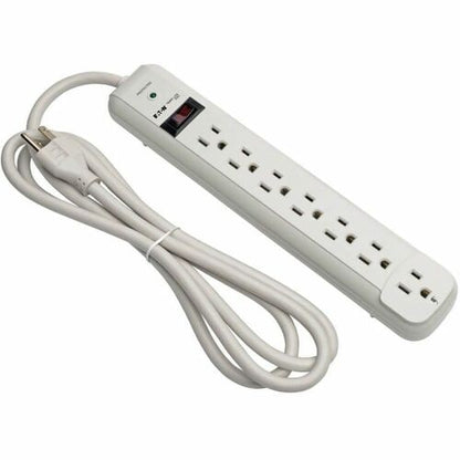 Supresor de sobretensiones STRIKER Protect It! de Tripp Lite, 7 tomacorrientes, gris