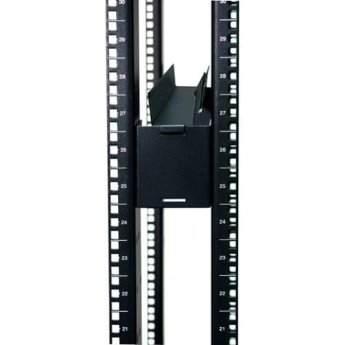 APC Side Channel Cable Trough - Cable Management Tray - Black - 0U Rac